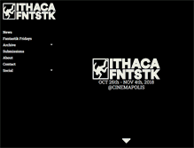 Tablet Screenshot of ithacafilmfestival.com